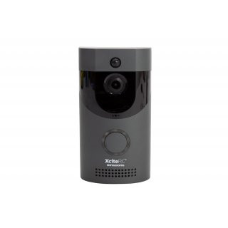 DingDong WiFi doorbell with HD surveillance camera app control anthracite