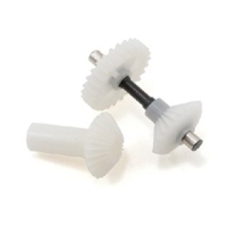 Rigid tail rotor drive shaft + gearwheel