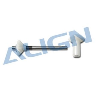 Rigid drive shaft + gearwheel